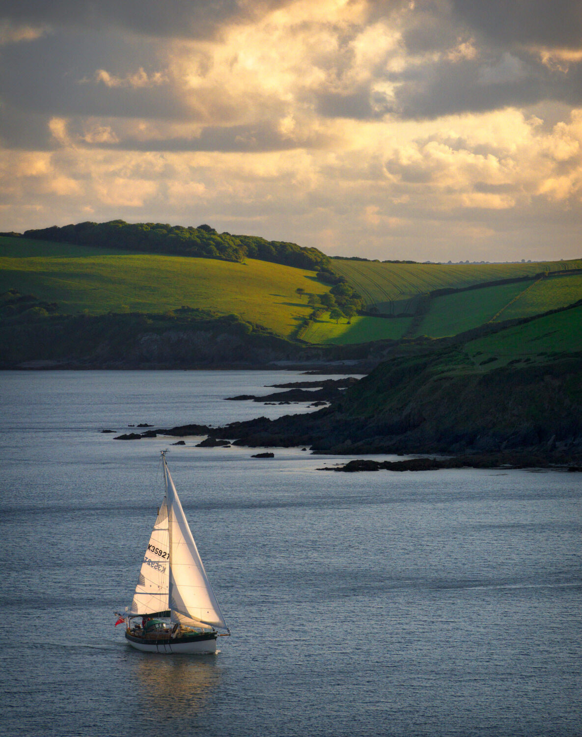 Sailing to Fowey