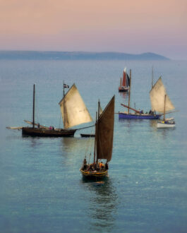 Luggers at rest